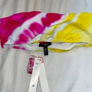 AQUA swim bando! comes with ties!